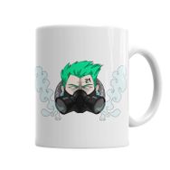 Baskı Dükkanı KB3628 Fantasy Gas Mask Porselen Kupa Bardak