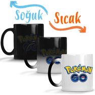 Baskı Dükkanı KB3669 Dragon Ball X Pokemon Porselen Kupa Bardak