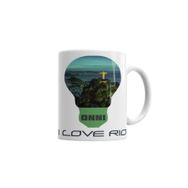 Baskı Dükkanı KB3706 I Love Rio Porselen Kupa Bardak