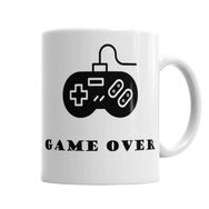 Baskı Dükkanı KB3796 Gamer Game Over Porselen Kupa Bardak