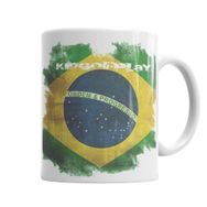 Baskı Dükkanı KB3851 Kp Brazil Porselen Kupa Bardak