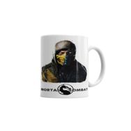 Baskı Dükkanı KB3912 Mortal Kombat Scorpion Ve Sub Zero Porselen Kupa Bardak