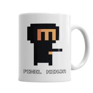 Baskı Dükkanı KB4024 Pixel Ninja Porselen Kupa Bardak
