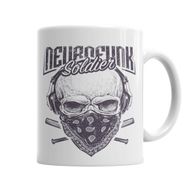 Baskı Dükkanı KB4121 Skull Soldier Soldado Porselen Kupa Bardak