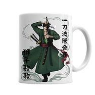 Baskı Dükkanı KB4163 Roronoa Zoro One Piece Porselen Kupa Bardak