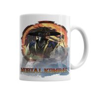 Baskı Dükkanı KB4190 Raiden Mortal Kombat Games Porselen Kupa Bardak