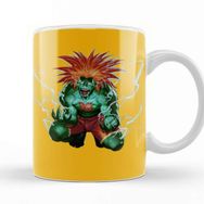 Baskı Dükkanı KB4278 Street Fighter Blanka Porselen Kupa Bardak