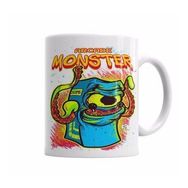 Baskı Dükkanı KB4410 Arcade Monster Porselen Kupa Bardak