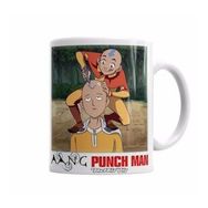Baskı Dükkanı KB4483 Aang Punch Man Porselen Kupa Bardak