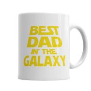 Baskı Dükkanı KB4506 Best Dad In The Galaxy Porselen Kupa Bardak