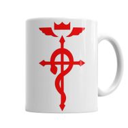 Baskı Dükkanı KB456 Full Metal Alchemist Flamel Sembol Porselen Kupa Bardak