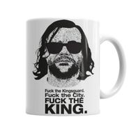 Baskı Dükkanı KB458 Fuuck The King Porselen Kupa Bardak