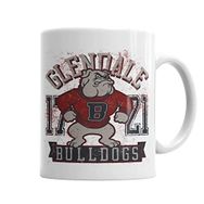 Baskı Dükkanı KB4607 Bullgods Pug Köpek Porselen Kupa Bardak