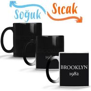 Baskı Dükkanı KB4640 Brooklyn 1982 Porselen Kupa Bardak