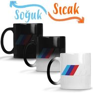 Baskı Dükkanı KB4679 Bmw M Logo Porselen Kupa Bardak
