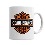 Baskı Dükkanı KB4730 Cidade Branca Motorsiklet Porselen Kupa Bardak