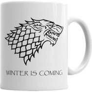 Baskı Dükkanı KB4776 Casa Stark Goot Winter Is Coming Porselen Kupa Bardak