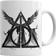 Baskı Dükkanı KB4802 Deathly Hallows Porselen Kupa Bardak
