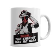 Baskı Dükkanı KB4808 Deadpool Shhh Porselen Kupa Bardak