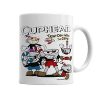 Baskı Dükkanı KB4851 Cuphead P B Porselen Kupa Bardak