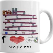 Baskı Dükkanı KB4881 Crazy Cat Lady Kedi Porselen Kupa Bardak