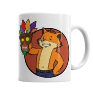 Baskı Dükkanı KB4883 Crash Bandicoot Vault Boy Porselen Kupa Bardak
