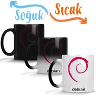 Baskı Dükkanı KB5000 Debian Porselen Kupa Bardak