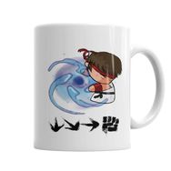 Baskı Dükkanı KB5007 Hadouken Ryu Street Fighter Porselen Kupa Bardak