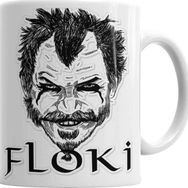 Baskı Dükkanı KB5069 Floki De Vikings Porselen Kupa Bardak