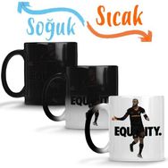 Baskı Dükkanı KB5106 Lebron Equality Futebol Futbol Porselen Kupa Bardak