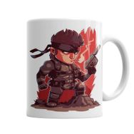 Baskı Dükkanı KB5312 Solid Snake Porselen Kupa Bardak