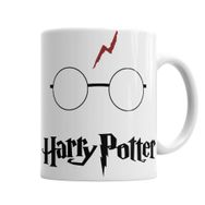 Baskı Dükkanı KB532 Harry Pootter Gözlüğü Porselen Kupa Bardak