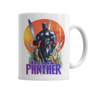 Baskı Dükkanı KB5397 Pantera Negra Rei De Wakanda Porselen Kupa Bardak