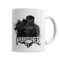 Baskı Dükkanı KB5446 The Punısher Justiceiro Serie Porselen Kupa Bardak