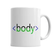 Baskı Dükkanı KB5477 Tag Body Porselen Kupa Bardak