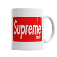 Baskı Dükkanı KB5484 Supreme Noob Porselen Kupa Bardak