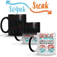Baskı Dükkanı KB5529 Afinal O Que E Rockroll Porselen Kupa Bardak