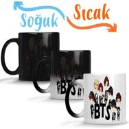 Baskı Dükkanı KB5648 Babylook Kpop Bangtan Boys Bts Team Integrantes Kupa Bardak