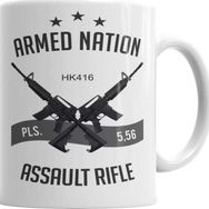 Baskı Dükkanı KB5668 Assault Rifle Porselen Kupa Bardak