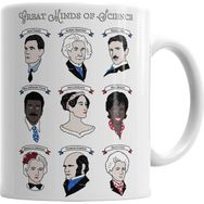 Baskı Dükkanı KB570 Great Minds Of Science Porselen Kupa Bardak