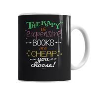 Baskı Dükkanı KB5773 Books Therapy Porselen Kupa Bardak