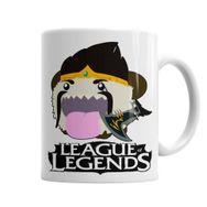 Baskı Dükkanı KB5931 Draven Poro Porselen Kupa Bardak