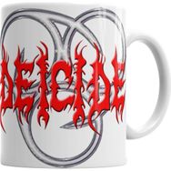 Baskı Dükkanı KB6000 Deicide Logo Porselen Kupa Bardak