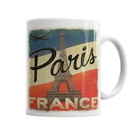 Baskı Dükkanı KB6026 Franca Paris Porselen Kupa Bardak