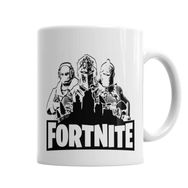 Baskı Dükkanı KB6036 Fortnite Preto E Branco Porselen Kupa Bardak