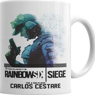 Baskı Dükkanı KB6078 Exclusive Carlos Cestare Raınbowsıx Sıege Porselen Kupa Bardak