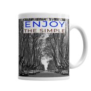 Baskı Dükkanı KB6100 Enjoy The Simple Porselen Kupa Bardak