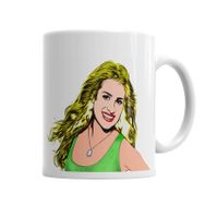 Baskı Dükkanı KB6106 Hilary Duff 3 Porselen Kupa Bardak