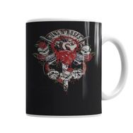 Baskı Dükkanı KB6120 Gunsn Roses Porselen Kupa Bardak