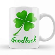 Baskı Dükkanı KB6146 Good Luck Porselen Kupa Bardak